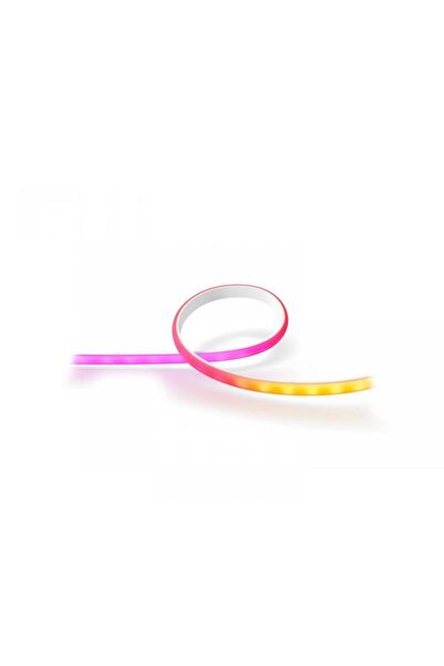 Philips Bandă LED RGB inteligentă Hue Gradient Lightstrip, Bluetooth, 20W, 1600 lm, lumină albă și colorată