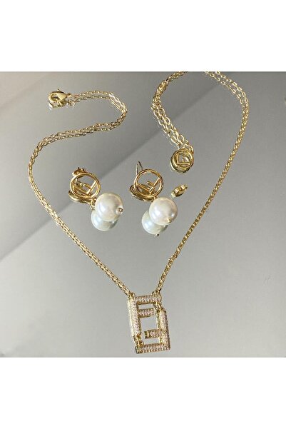 Necati Gün F İncili Taşlı Çelik Kombin