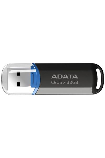 Adata Stick USB AC906 de 32 GB, USB 2.0, compact și fiabil, negru