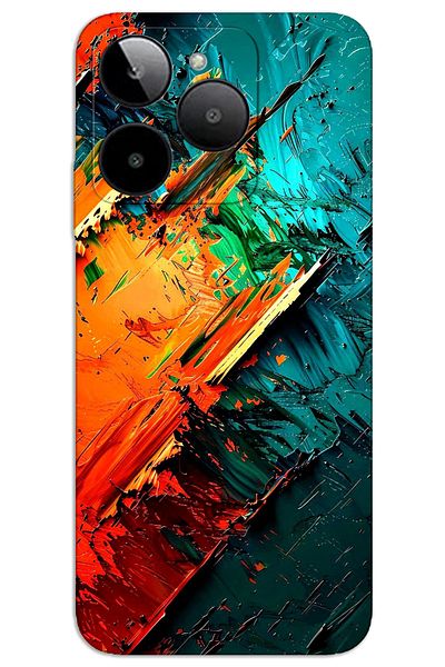 MRCİLETİSİM General Mobile Gm Era 30 Case Hd Pattern Printed Back Cover - Crystal