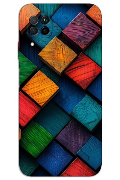 MRCİLETİSİM حافظة هاتف هواوي P40 Lite مطبوعة بنمط HD - نمط مربع