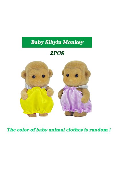 Choice15 KK10 1:12 Simulation Forest Animal Family Rabbit Panda Koala Reindeer Baby Dollhouse Figures Collect