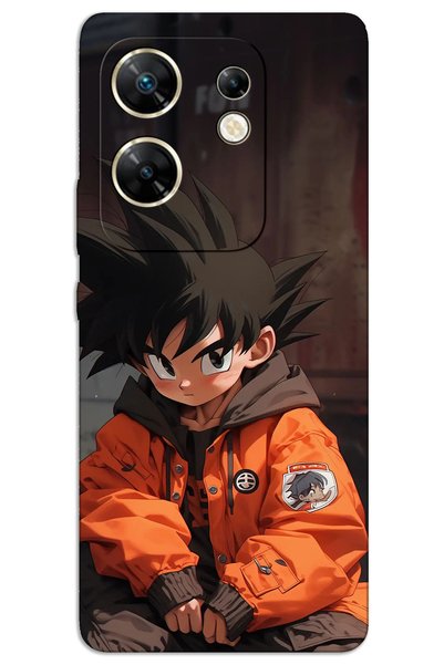 MRCİLETİSİM حافظة Infinix Zero 30 4G ذات غطاء خلفي مطبوع بنمط HD - Goku