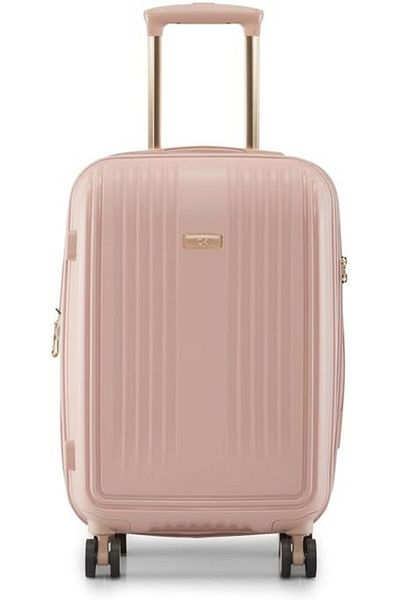 Calvin Klein Sustain Luggage Lightweight Spinner Wheel Suitcase with TSA Lock (CRYSTAL PINK, Set of