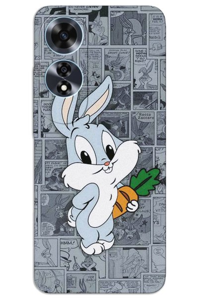 MRCİLETİSİM غطاء خلفي مطبوع بنمط HD لهاتف اوبو A60 - BugsBunny 1