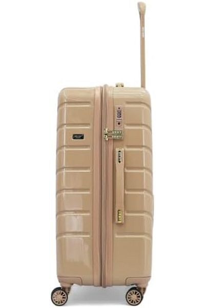 Dkny Bias HS Cappuccino Luggage Lightweight Spinner Suitcase Set with TSA Lock (3-SET)