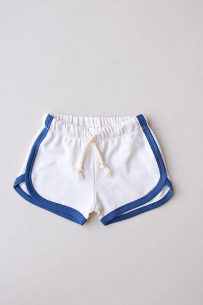 Oh La La Koala For Little Ones Ecru Lace-Up Shorts