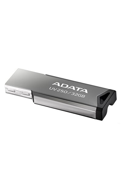 Adata UV250 USB Stick, 32G, USB 2.0, Metallic Design, Black