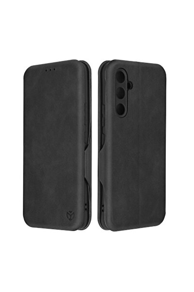 Techsuit Husa pentru Samsung Galaxy A54 Safe Wallet Plus, Black