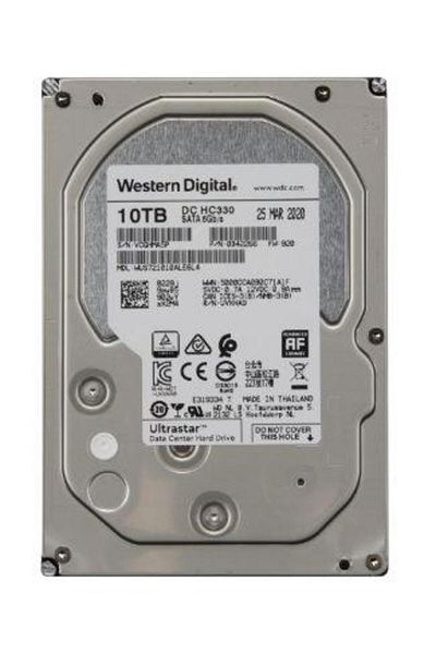 WESTERN DIGITAL HDD Server Western Digital Ulrastar DC HC330, 10TB, 256MB, 7200 RPM, SATA 6Gb/s, 3.5"