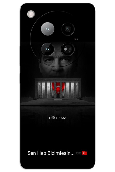 MRCİLETİSİM حافظة Infinix Zero 40 4G ذات غطاء خلفي مطبوع بنمط HD - أتاتورك معنا