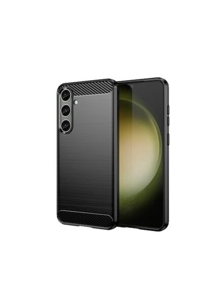 FILL Carcasă de telefon compatibilă cu Samsung Galaxy S24, rezistentă la șocuri, R963, plastic, negru intens