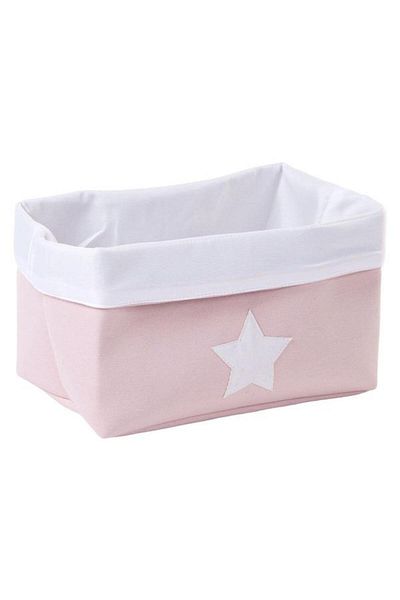CHILDHOME Cos depozitare panza 32x20x20 cm, Roz