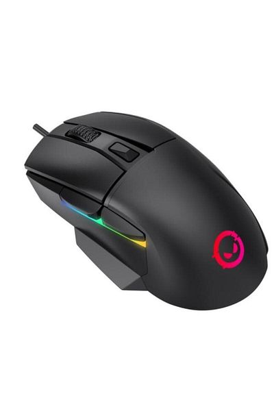 LORGAR Mouse Gaming Jetter 357, 8000 DPI, USB, RGB (Black)