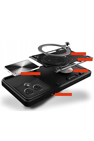 SOHO Husă pentru Motorola Edge 60/Edge 60 Fusion, F40, Policarbonat, Albastră