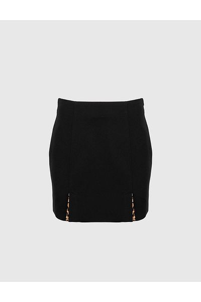 İLVİ Lucija Black Women's Skirt