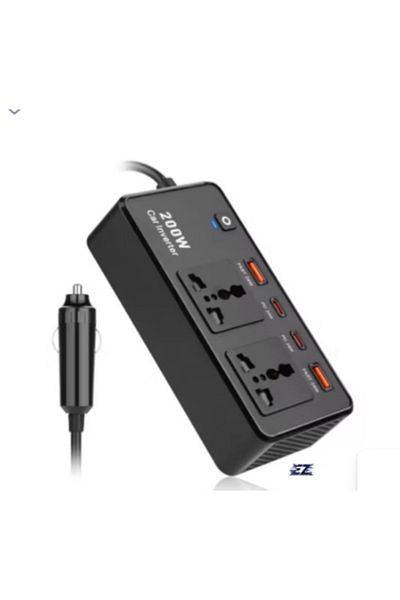Generic Power Inverter Car Adapter 200W – 12V to 220V