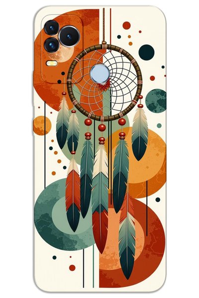 MRCİLETİSİM Omix X400 Case Hd Pattern Printed Back Cover - Mandala