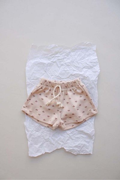 Oh La La Koala For Little Ones Leaf Pattern Camisole Shorts