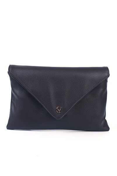 Alessia Bag حقيبة جيما كلاتش ذات غطاء مغلف باللون الأسود