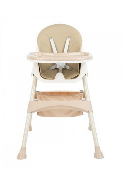 Kikka Boo KikkaBoo 2 in 1 dining chair with foldable legs Brie Beige 2023
