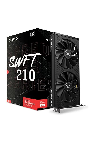 XFX Speedster SWFT 210 Radeon RX 7600 8GB GDDR6 128Bit HDMI/DP Ekran Kartı