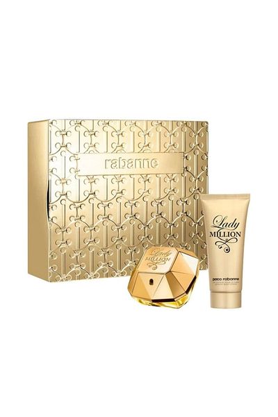 Paco Rabanne Lady Million Eau de Parfum, Women's Gift Set - Eau de Parfum 50ml + Perfumed Body Lotion