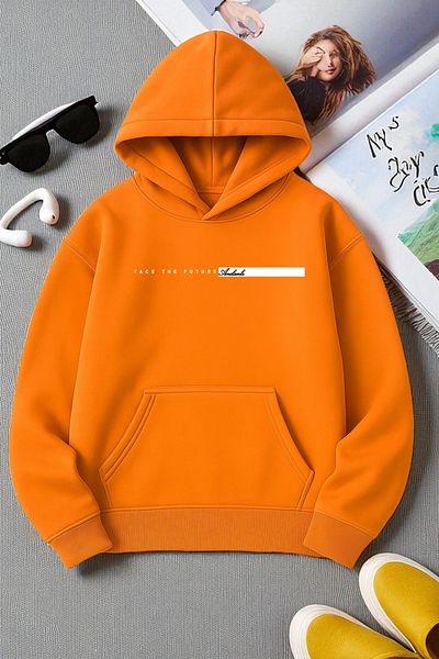 uyguntarz Unisex Future Printed Oversize Sweatshirt