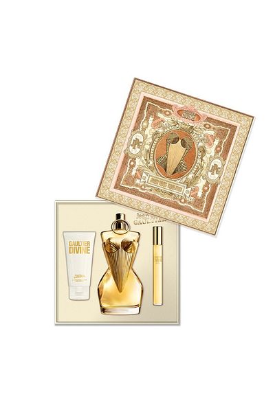 Jean Paul Gaultier Divine, Women's Gift Set-Eau de Parfum 100 ml+10 ml + Perfumed Body Lotion 75 ml