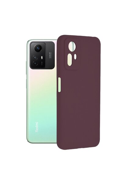 OEM Husa Protectie pentru Xiaomi Rosumi Note 12S, Grip Pro, Soft Edge Silicon Flexe, Plum Violet