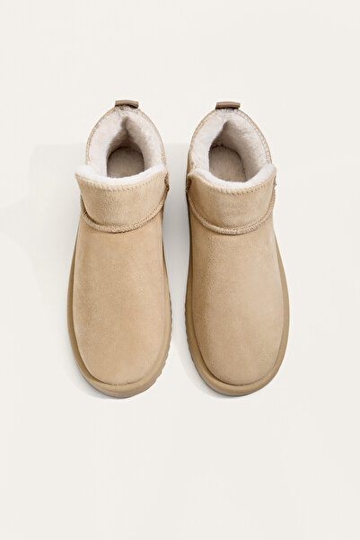 Oysho Leather ankle boots