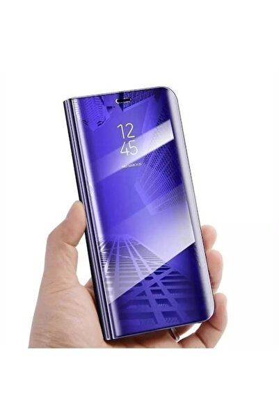 Danex Flip Cover Mirror Case Compatible with Huawei Mate 10 Lite - Violet