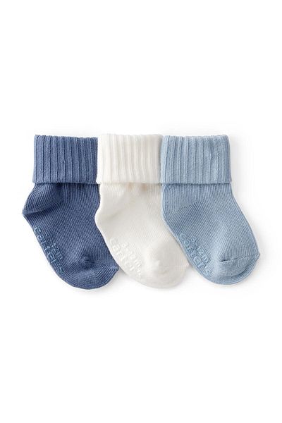 Carter's Baby Boy Patterned 3-Piece Socks