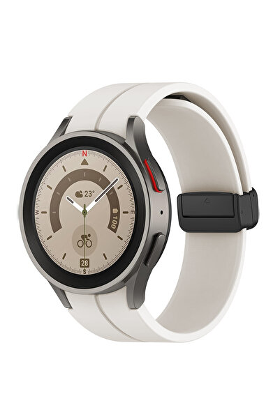 O Ozone أساور سيليكون لساعات سامسونج جالاكسي 6/5/4 مقاس 40/44 مم | ستارلايت