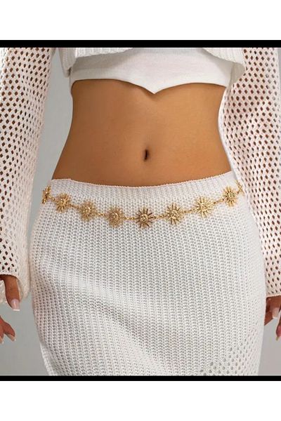 EMKSHOP Women's Waist Chain Sun Buckle Bikini Accessory Party Accessory