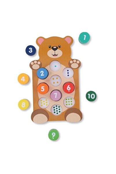 Marionette Wooden Educational Game with Numbers by - 11 Pieces