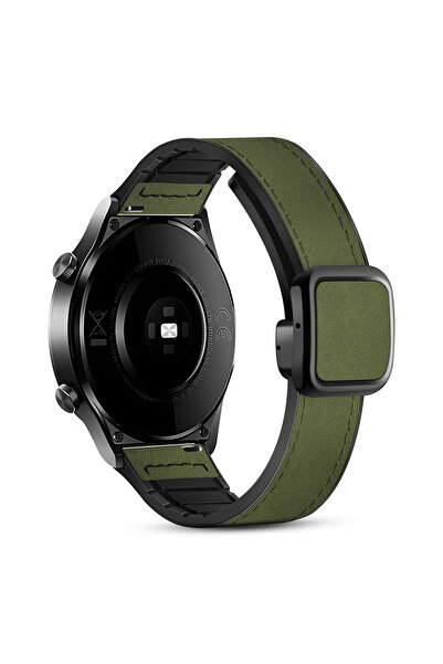 O Ozone سوار سيليكون ٢٢ مم | ساعة سامسونج جالاكسي ٣ ٤٥ مم | أخضر عسكري