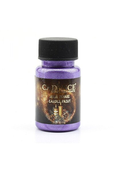 DEKORANLA Mor ametist renkli mum boyası, el yapımı ve doğal kullanım için ideal.