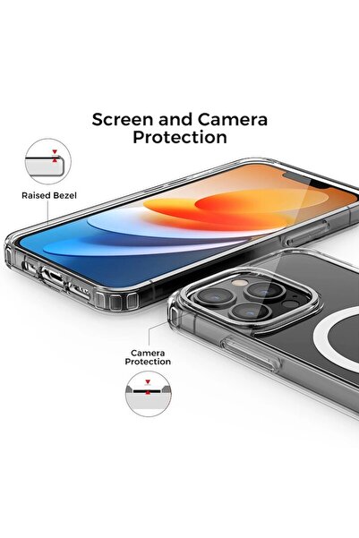 OEM Husă de protecție pentru iPhone 15 Pro Max, ușoară, MagSafe Pro, G857, Lexgard, albastră