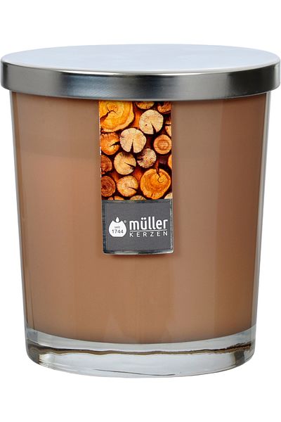 Mueller kerzen PERFUMED LAMP IN MAXI GLASS 110/95 MM SANTAL