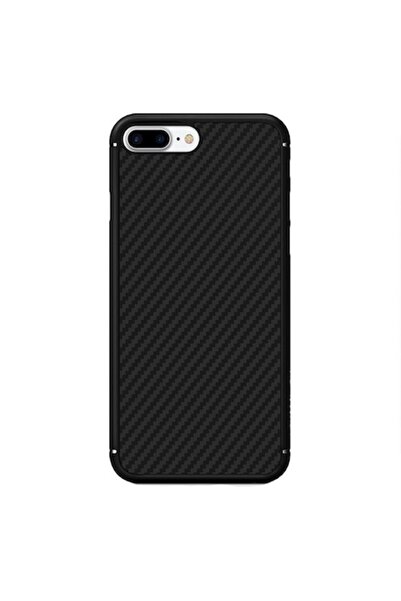 GERICOM Husa pentru Apple iPhone 8 Plus Synthetic Fiber Negru