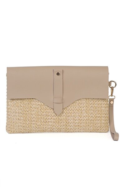 Alessia Bag حقيبة كلوز مغطاة بمغناطيس من القش المنك