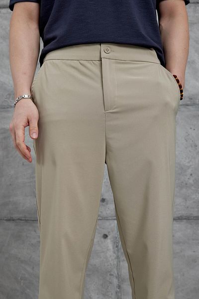 NOMARC Stone Nmrc Parachute Fabric Boyfriend Pants