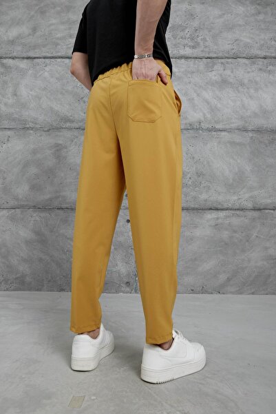 NOMARC Μουστάρδα Nmrc Parachute Fabric Boyfriend Παντελόνι