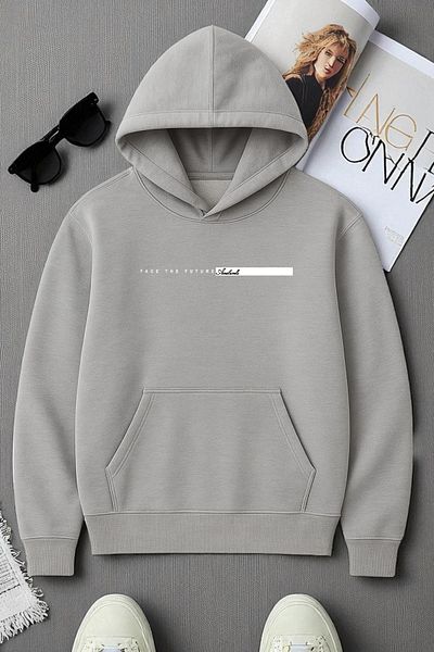 uyguntarz Unisex Future Printed Oversize Sweatshirt