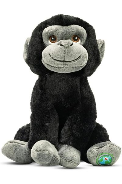 PMS Eco-Friendly 9" Plush Gorilla – Soft Stuffed Animal Toy by YOUR PLANET | Made from Recycled Ma