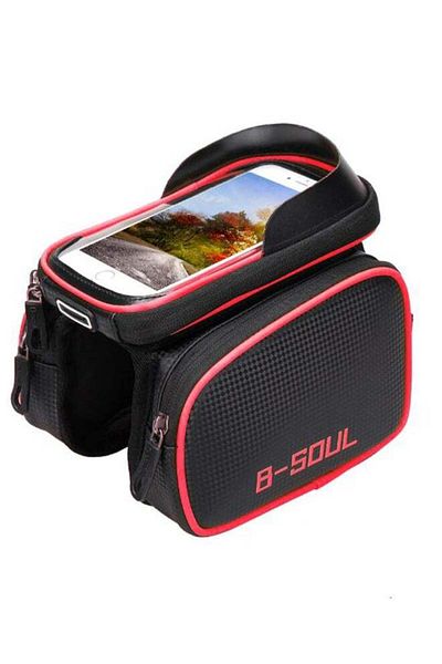 fun zone B-SOUL Bicycle Front Frame Mobile Phone Holder Bag