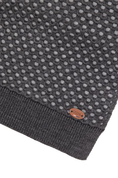 U.S. Polo Assn. Men's Gray Scarf With Pattern