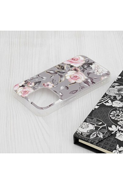OEM Protective Case for iPhone 15 Pro, Grip Pro, Marble Series, G693, Thermoplastic, Bloom of Ruth Gray
