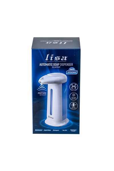 lisa Automatic soap dispenser, 400ml capacity and LED indicator / ZLN 1949